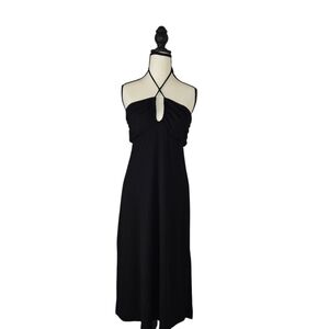 Wayf Black Strapless Dress